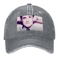 New Josh Hutcherson Whistle Meme Baseball Cap Fashion Beach New Hat Mountaineering Golf Wear GirlS Hats Unisexs