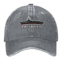 New Charles de Gaulle aircraft carrier Baseball Cap golf hat genuine Golf Hat fishing caps Unisex Vintage Unisex Caps Womens
