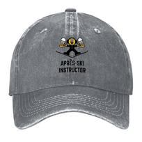 New AprsSki Instructor (Beer  Caricature  C) Baseball Cap Big Size Hat Golf Hat Designer Hat dad Hats For Unisex Womens