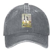 New Geese A geese couple enjoying their environs Baseball Cap party Hat black Hat Beach Golf Cap Womens Beach Unisexs