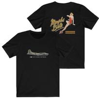 II Pasaulinio karo JAV oro pajėgų Memphis Belle B-17 skraidantis tvirtovės bombonešis T-shirt 100% medvilnė apvali apykaklė trumpomis rankovėmis laisvalaikio vyriškas T-shirt dydis S-3XL S įvairiaspalvis