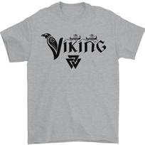Viking Thor Odin Valhalla Norse Mythology Mens T-Shirt 100% Cotton S įvairiaspalvis