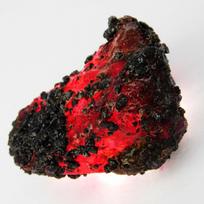 121 Ct Natural Red Ruby Huge Rough Earth Mined CERTIFIED Loose Gemstone 38.4 mm approx raudona
