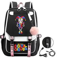 Skaitmeninis Cirko Skaitmeninis Cirko Papildomi Kuprinės Studentų Mokyklinės Kuprinės Siųsti PlaukųKamuoliukus Usb backpack