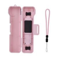 with Lens Filters Organizer Storage Case for DJI Osmo Pocket 4/3 Gimbal Camera Accessories rožinė