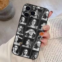 T-Tate McRae Singer Phone Case For iPhone 17,16,15,14,13,12,11 Plus,Pro Max,XS,Soft Silicone Black Cover iPhone16