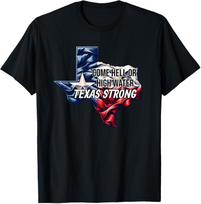 Come Hell Or High Water Texas Strong T-Shirt Mens Womens Tees Top S