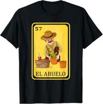 Spanish-Mexican Bingo Funny Gifts - El Abuelo T-Shirt Mens Womens Tees Top S