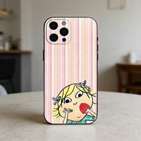 charlie and lola anime     Phone Case For iPhone 17,16,15,14,13,12,11 Plus,Pro,Max,Mini Silicone black Soft Cover iPhone17PRO