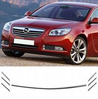 Opel Insignia - Chromuotos Juostelės Bamperiui Be Rūko Žibintų