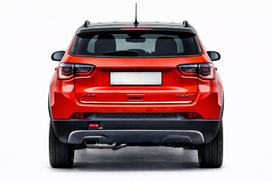 Jeep Compass II 16+ Chromuota juostelė Chromuota bagažinės dangčio juostelė
