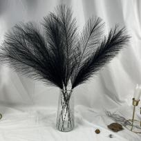 7pcs Fluffy Pampas Grass Boho Decor Flower Fake Plant Reed Simulated Wedding Party Home Decoration Artificial Flowers
