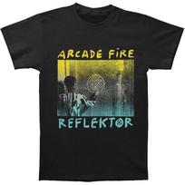 Vyriški marškinėliai Arcade Fire Reflektor Juodi 2XL