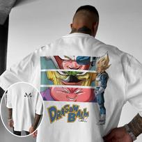 Dragon Ball Wukong Short Sleeve T-Shirt Men's Vegeta Demon Buo Top Summer Cotton Animation Trend Brand Couple Dress S