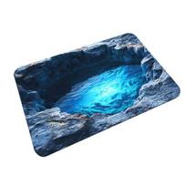 3D Gylio Grindų Kilimėlis Diatominės Žemės Sugeriantis Dugno Duobės Vonios Kilimėlis Neslystantis Optinė Iliuzija 60cm H
