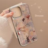 Mielas miško elnias 16 skirta Apple 17promax telefono dėklas IPhone 14 lašeliui 13 aliejinės tapybos 15 skirta Huawei 17promax