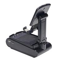 Mobile Phone Holder with Wireless Bluetooth-compatible Speaker Telescopic Great Load Bearing Anti-skid Bottom