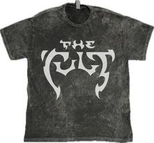 The Cult Electric Logo  Rock Band on Vintage Washed Tee Unisex T-Shirt XXXL