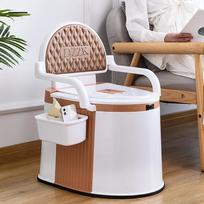 150KG Nėščiųjų Kempingo Tualetas Lauko Kempingo Nešiojamas Mobilus Tualetas Namams Senjorams Ligoninei Kelionėms Valtis Suaugusiems Vaikams Tualetas Without Backrest&Armrest pilka