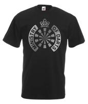 Mens Ministry of Darts World Match Play Sports Unisex Black 100% Cotton T-shirt Mens Tees Top M