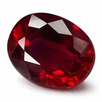 8.40 Ct NATURAL Red Ruby Oval Shape CERTIFIED  Rare Loose Gemstone 9.4 mm Approx. raudona