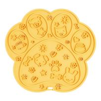 Pet Slow Feeder: Cat/Dog Paw Suction Cup Lick Mat & Silicone Toy