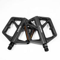 AEYINO Bike Widen Flat Pedals Anti-slip Mountain Road Bicycle Pedals Nylon Ultralight Platform Pedals DU Bearing Cycling Parts juoda