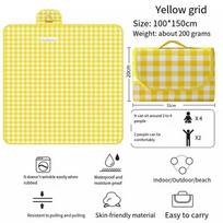 1PC Picnic Mat Moisture-proof Mat Outdoor Picnic Floor Mat Waterproof Thickened Oxford Cloth PE Non-woven Handbag Picnic Cloth 100*150cm