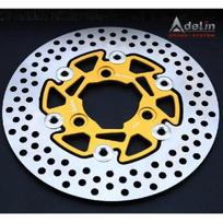 1 PCS Adelin Aluminum alloy Floating disk motorcycle brake disc brake pads 220mm/260mm Rapid cooling motorcycle rear disc brake auksas