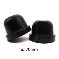 1 Pair Universal High Quality Car LED/HID Headlight Lamp Dust Cover 65mm 70mm 75mm 80mm 85mm 90mm Silicone Seal Cap id 70mm