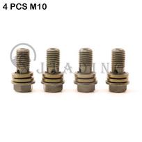 1Pc Front Pump Master Cylinder Hydraulic Brake Lever Brake Hose Line Brake Calipers For ATV Buggy Go Kart Quad Bike Brake System 4 pcs Oil screw