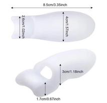 1PAIR single hole toe splitter, hallux valgus orthotics, big foot deformity, overlapping toes, soft silicone splitter, day and night use