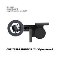for Tesla Model Y Launch 2025 Model 3 HIGHLAND 2024 Cybertruck BYD Car Phone Mount Holder 15W Magnetic Magsafe Wireless Charger Magnetic holder
