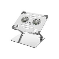 Laptop Stand, Computer Stand, Cooling Pad Base, Tablet Riser, Foldable Vertical Stand, Height-Increasing Bracket, Silver Color