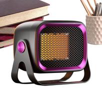 Desk Space Heater 1200W Electric Tip Over Overheat Protection Small Space Heater For Office Desktop For Home Bedroom Living Room mėlyna