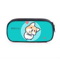 Creative Shiba Inu Pencil Holder Organizer For Kids And Teens With Waterproof Nylon StyleA
