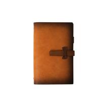 A6 PU Leather Binder Notebook Retro Meeting Minutes Notebook Portable Business Notepad  Work ruda