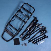 Mountain Bike Bicycle Rear Luggage Cargo Rack Rear Seat Aluminum Alloy Tailstock Holder Back Seat Shelf Road Bike Carrier Rack juoda