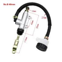 Unvirsal Gold Motorcycle Dirt Pit Bike ATV Rear Brake Hydraulic Master Oil Cylinder 40mm Sliver
