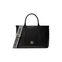MICHAEL KORS Luisa Gold Hardware Pebbled Leather Shoulder Crossbody Tote Medium Women's Black juoda