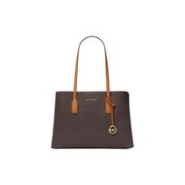 MICHAEL KORS shoulder bag Ruthie Classic Presbyopia Logo Artificial Leather Tote Tote Shopping Handbag Medium Women's Dark Brown with Acorn Brown ruda