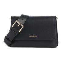 MICHAEL KORS Nessa Nessa Logo Leather Crossbody Bag Small Women Black juoda