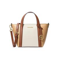 MICHAEL KORS handbag Pratt Fashionable Casual Colorblock Logo Zipper Closure Coated Canvas Tote Bag Tote Bag Shopping Bag Shoulder Crossbody Small ruda