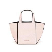 MICHAEL KORS Jordi Brand Logo Open Closure Sheep Leather Foldable Tote Bag Shopping Bag Handbag Small Women's Rose Pink rožinė