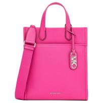 MICHAEL KORS Metal logo charm removable shoulder strap cowhide shoulder bag medium women's cherry red auksas