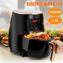 4.5L 1200W Oil free Health Fryer Cooker Home Multifunction Smart Touch LCD Deep Airfryer Pizza Fryer for French fries Air Fryer juoda