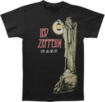 Led Zeppelin - Hermit - Adult T-Shirt - Large Black S įvairiaspalvis