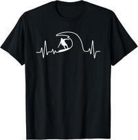 Funny Surfing Art for Men Women Kids Surfing Lovers Surfer T-Shirt S įvairiaspalvis