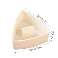 Sushi Mold Rice Ball Mold Rice Ball Triangle Maker Food Press Triangular Sushi Maker Non-Sticky Smooth Kitchen Accessories smėlis