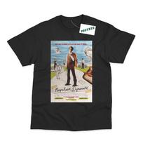 Retro Movie Poster Inspired by Napoleon Dynamite DTG Printed BLK/WHT TShirt Unisex T-Shirt S įvairiaspalvis